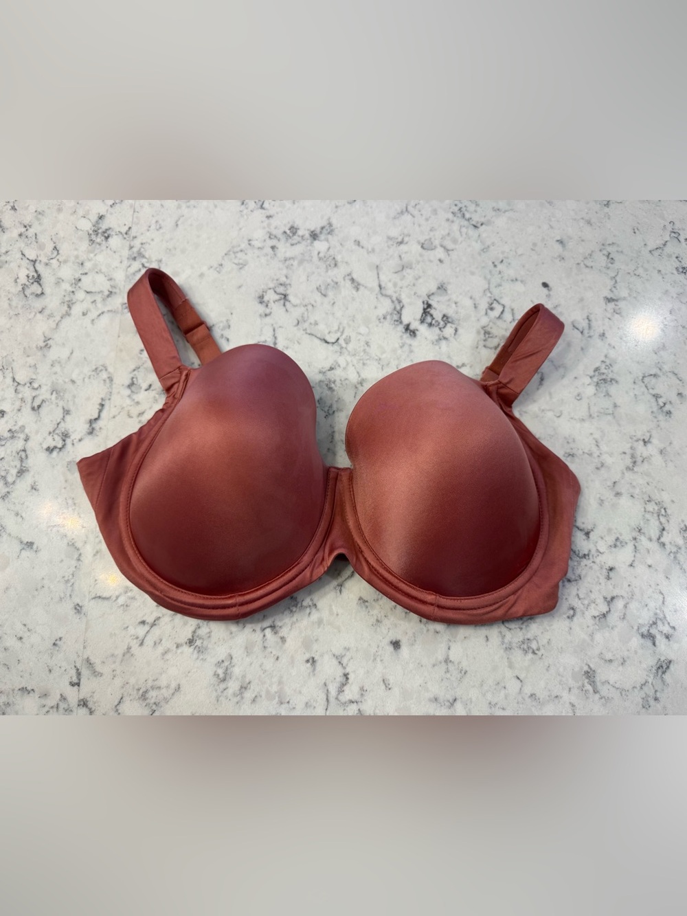 SOMA 38DDD Deep Mauve Underwire Lightly Padded Full Coverage Wide Strap Bra
